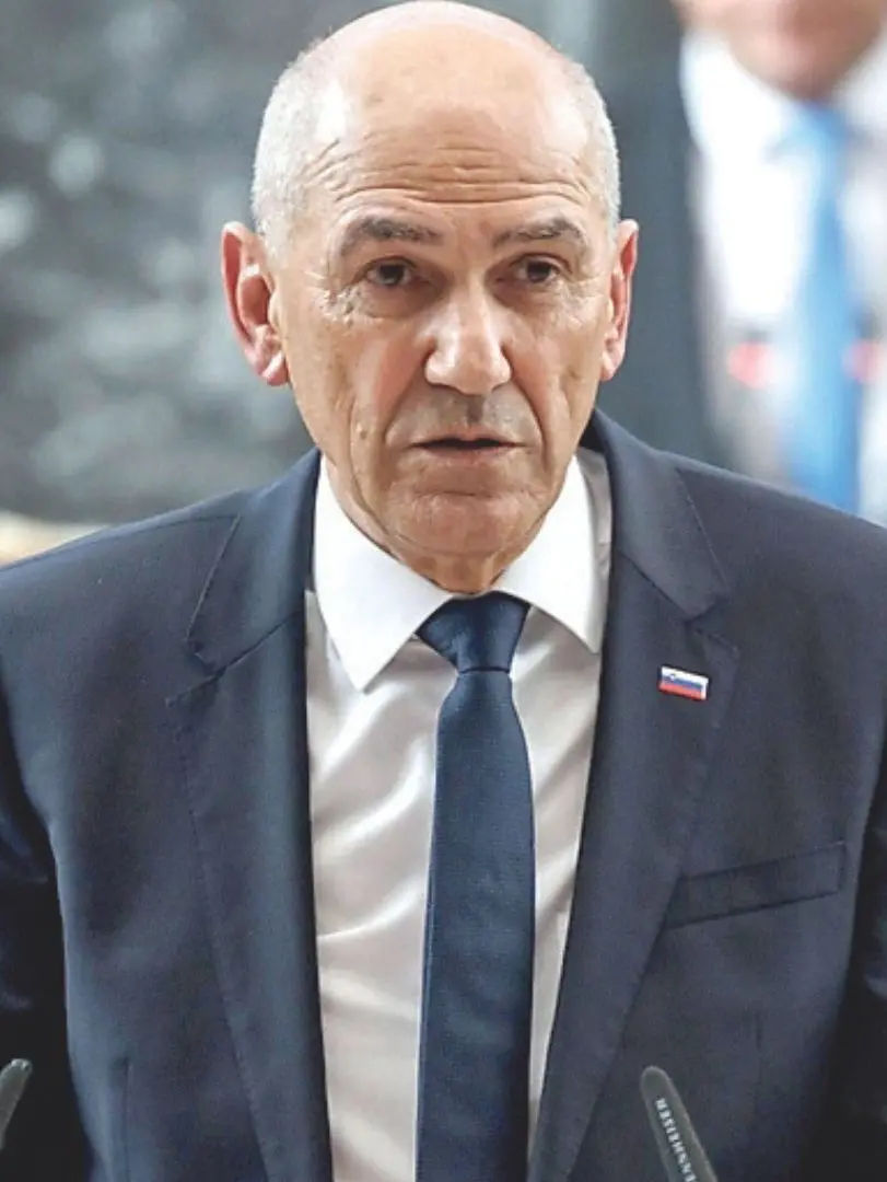 A sinistra Janez Janša, a destra il premier israeliano Benjamin Netanyahu