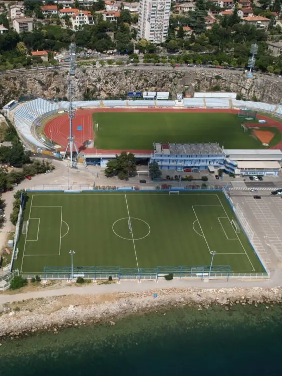 Il complesso sportivo di Cantrida a Fiume (foto visitrijeka.hr)
