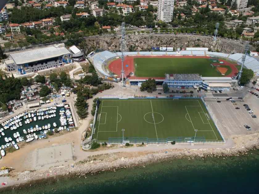 Il complesso sportivo di Cantrida a Fiume (foto visitrijeka.hr)