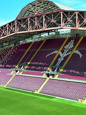 Uno scorcio dello stadio Rocco a Trieste