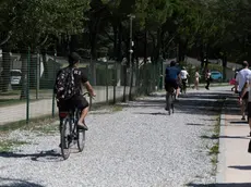 La situazione già migliorata in zona campeggio Foto Bonaventura