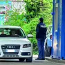 I controlli della polizia al valico goriziano di Casa Rossa