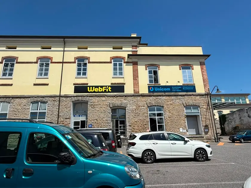 La palestra Webfit di Scalo Legnami a Trieste (foto Massimo Silvano)