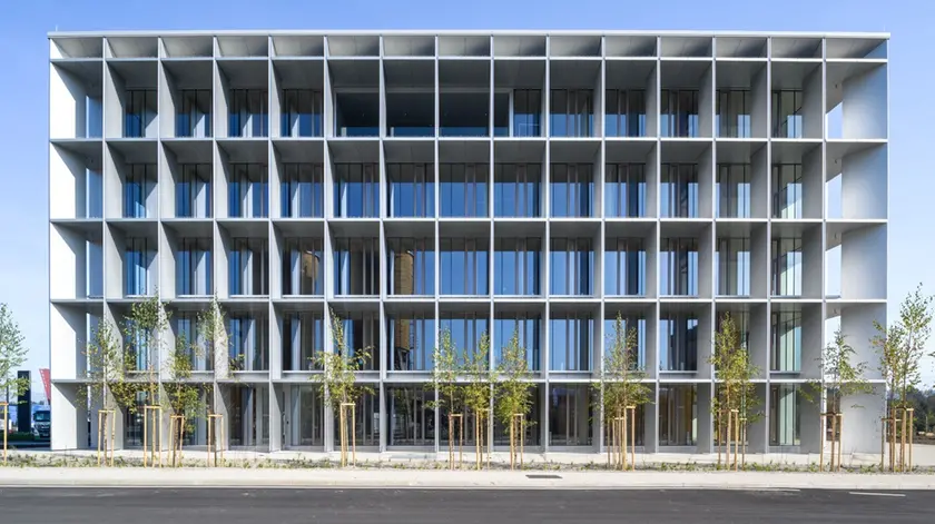 Il rendering dell’edificio; Jernej Vrtovec e Andrej Ribić