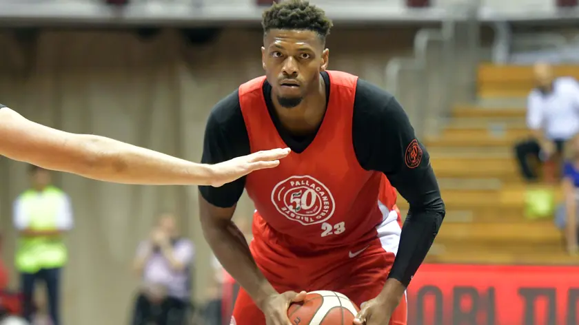 Jeff Brooks, uno dei migliori giocatori della Pallacanestro Trieste FOTO BRUNI
