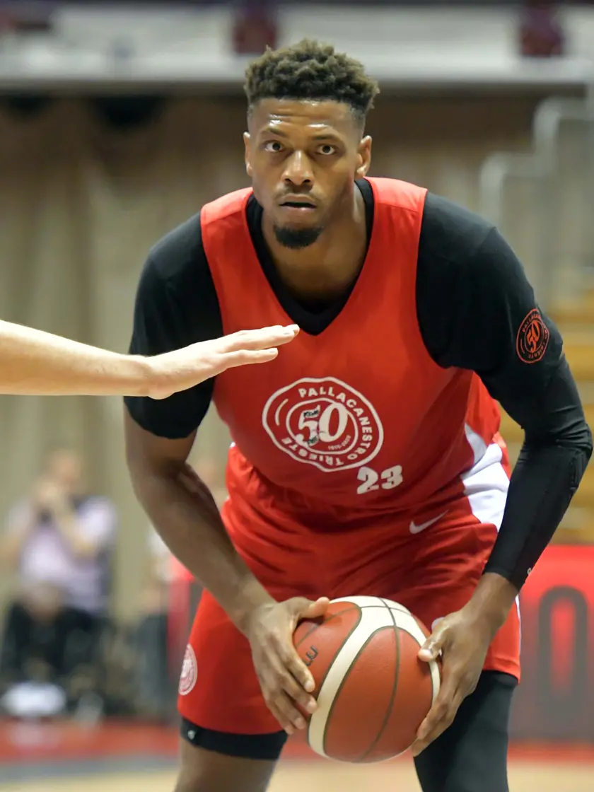 Jeff Brooks, uno dei migliori giocatori della Pallacanestro Trieste FOTO BRUNI