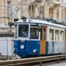 Il tram di Opicina in via Commerciale (fotoservizio Andrea Lasorte)