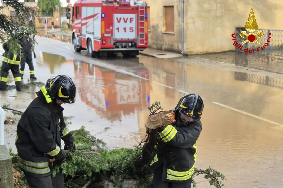 Piogge intense e forti raffiche di vento hanno spazzato diverse aree del Friuli nel pomeriggio di mercoledì 10 giugno. Particolarmente colpita la zona di Udine, attraversata da una bufera che in pochi minuti ha riversato a terra quantità d’acqua tali da causare in pochi minuti l’allagamento di numerose strade della viabilità secondaria e scantinati. Nel capoluogo friulano, dove sono state decine gli alberi abbattuti dalla furia del meteo, è crollata anche una gru all’interno dell’area di Udine Mercati.
