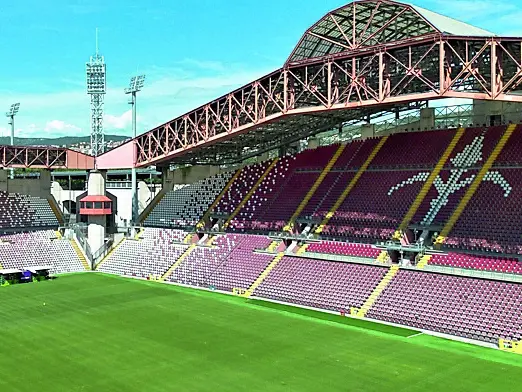 Uno scorcio dello stadio Rocco a Trieste