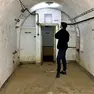 Una parte dell’interno del maxi bunker scoperto dal ventenne goriziano Paolo Visintin, appassionato di storia, sul monte Calvario