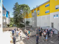 L’inaugurazione dei 68 alloggi popolari interamente ristrutturati in via Marega a Lucinico Foto Tibaldi