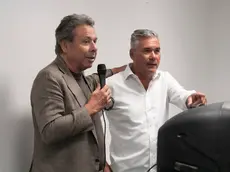 Ermes Canciani assieme a Rodolfo Lugli (Ufm)