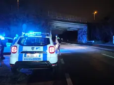 Un intervento notturno della Polizia locale (Lasorte)