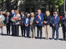La cerimonia al parco della Rimembranza (foto Simcic / Tibaldi)