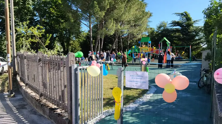 La nuova area giochi