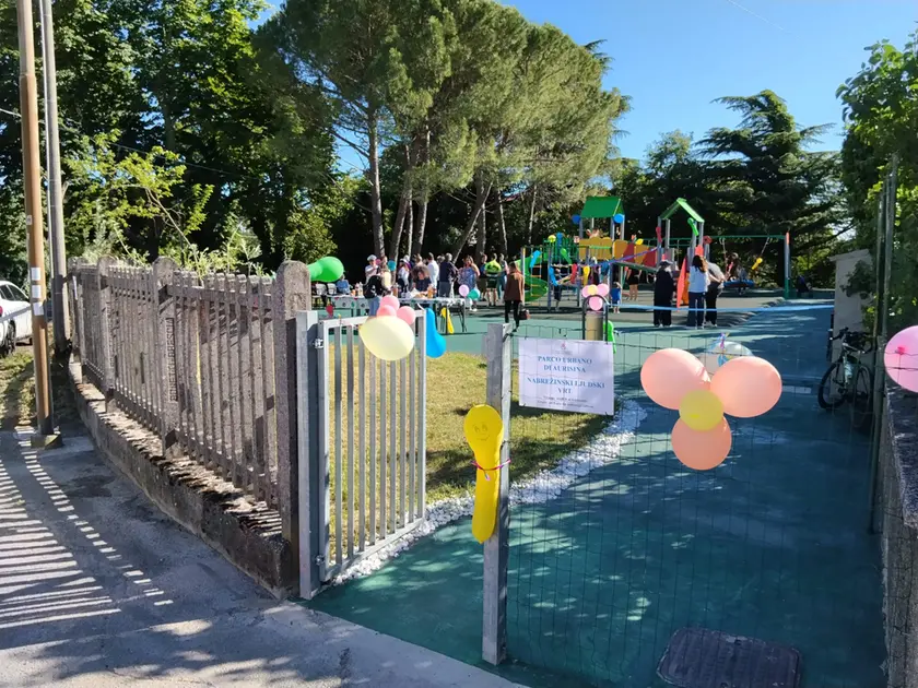 La nuova area giochi