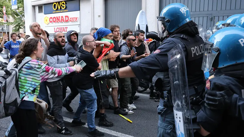Il corteo antifascista del 19 maggio scorso