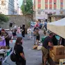 L’area esterna dell’ex caserma Emanuele Filiberto riaperta sabato a Roiano Foto Massimo Silvano