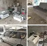 I rifiuti, divani abbandonati e mobili vecchi