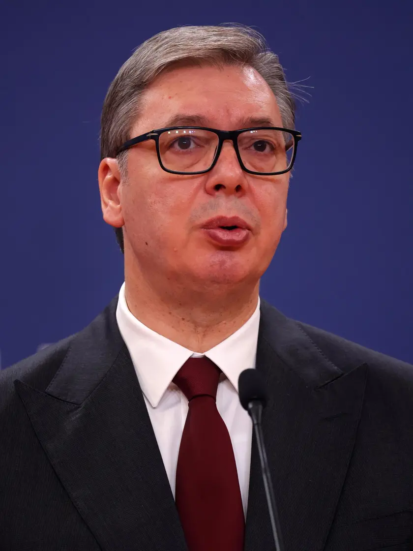 Il presidente serbo Aleksandar Vucic