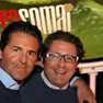 Marco Pasqualini, a sinistra, assieme al fratello Giorgio "Jojo"