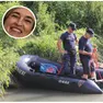 Le ricerche del corpo di Chiara Guerra (nel tondo)