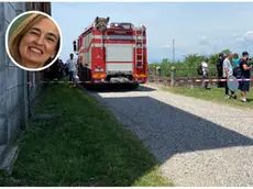Il luogo del ritrovamento del corpo di Chiara Guerra (nel tondo)