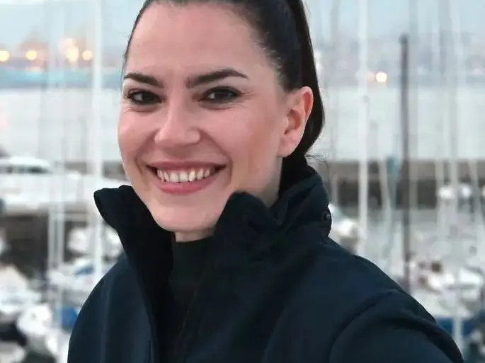 La presidente del Circolo della vela di Muggia, Martina Jelovcich