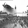 Trieste 28.10.1931 - Il varo del "Conte di Savoia" al cantiere San Marco