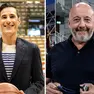 A sinistra Paul Matiasic (Pallacanestro Trieste), a destra Mauro Ferrari (Germani Brescia)