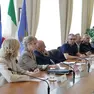 La conferenza stampa (foto Andrea Lasorte)