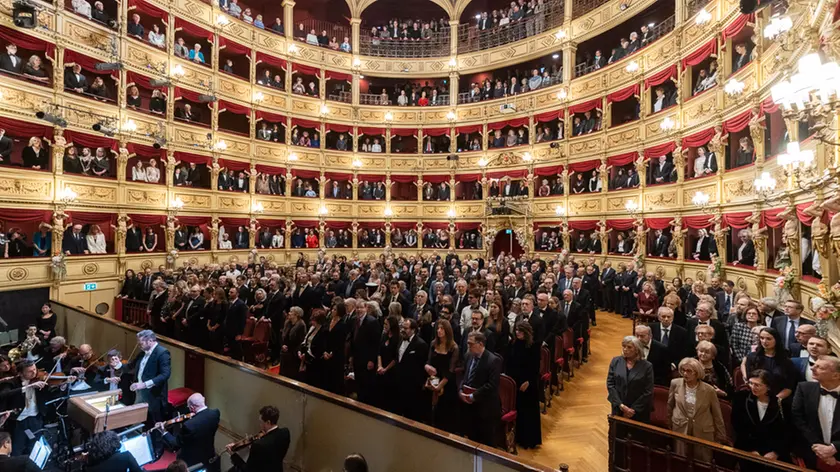 Pubblico in sala al Teatro Verdi di Trieste Foto Parenzan