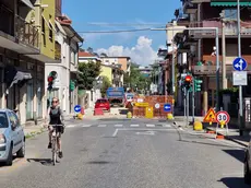 Via Galilei, a Monfalcone, teatro dell’odioso raggiro (foto Bonaventura)