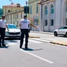 L'attraversamento dov'è avvenuto l'incidente davanti all'Hotel Greif. Foto di Massimo Silvano
