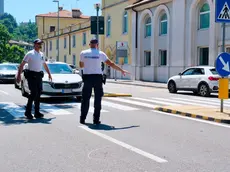 L'attraversamento dov'è avvenuto l'incidente davanti all'Hotel Greif. Foto di Massimo Silvano