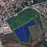 La mappa dell’area dove si ipotizza di realizzare un Parco fotovoltaico a Romans d’Isonzo