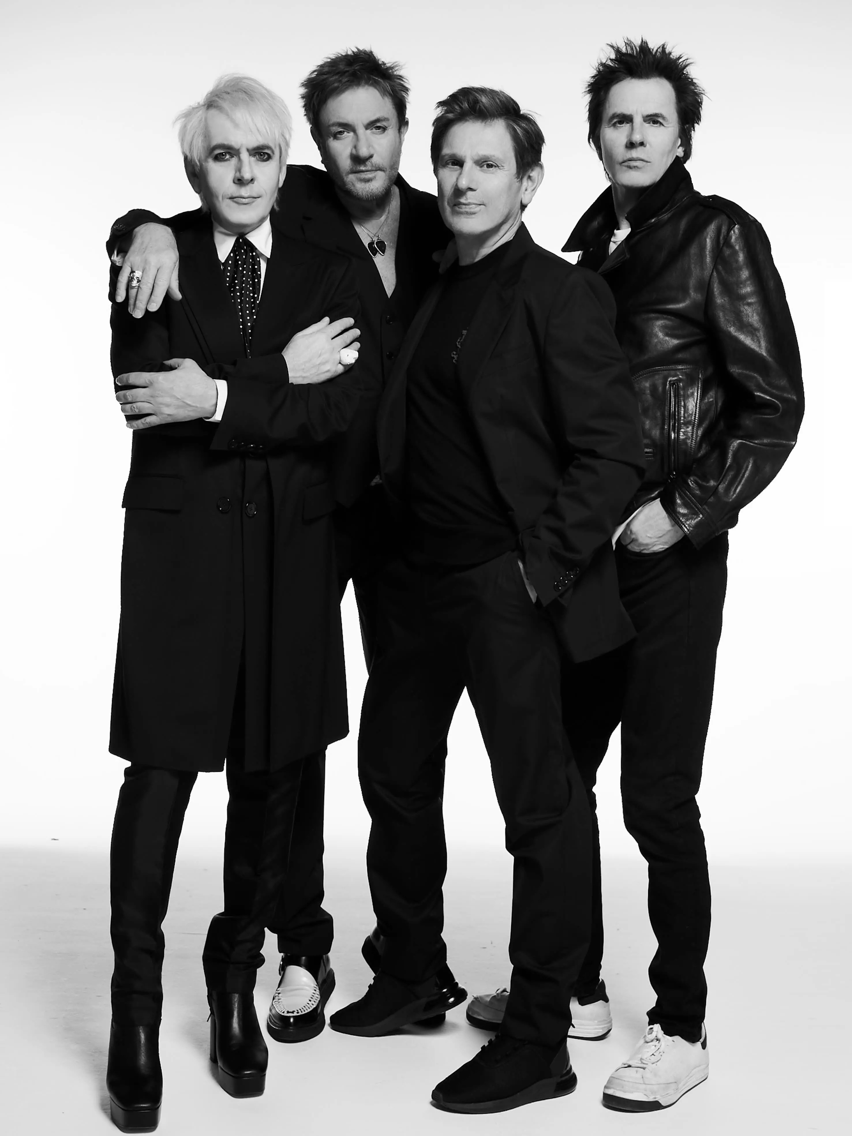 Da sinistra Nick Rhodes, Simon Le Bon, Roger Taylor e John Taylor