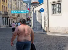 La scena che si è vista nelle scorse ore davanti all'Arcivescovado di Gorizia