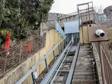L’ascensore per il Castello funziona ma non si può ancora attivare Foto Daniele Tibaldi