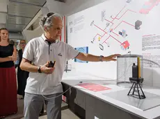 La nuova postazione all’Immaginario scientifico Foto Silvano