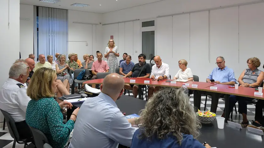 L'incontro di ieri sera a Villa Prinz Foto Silvano