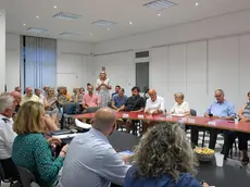 L'incontro di ieri sera a Villa Prinz Foto Silvano