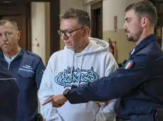 Agatino Privitera in Tribunale a Trieste (foto Andrea Lasorte)