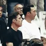 Paul Matiasic, presidente uscente, con Connor Barwin, neo presidente. Qui al PalaRubini il 23 maggio nel match playoff contro Brescia