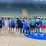 Il sindaco Ziberna con l'italbasket