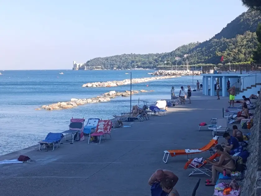 Barcola all'alba