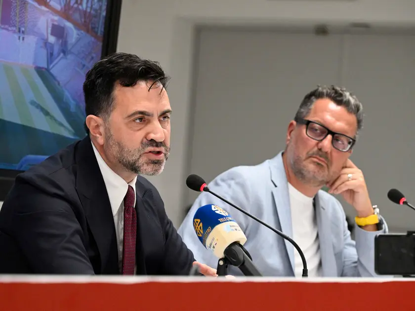 l presidente Beppe D’Aniello e il vicepresidente Marco Margiotta Foto Francesco Bruni