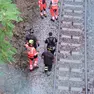 L'intervento di soccorso in via Bonomea (Silvano)