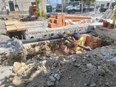 I lavori al torrente Fugnan