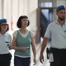 Erika Podmenich scortata in aula Foto Lasorte